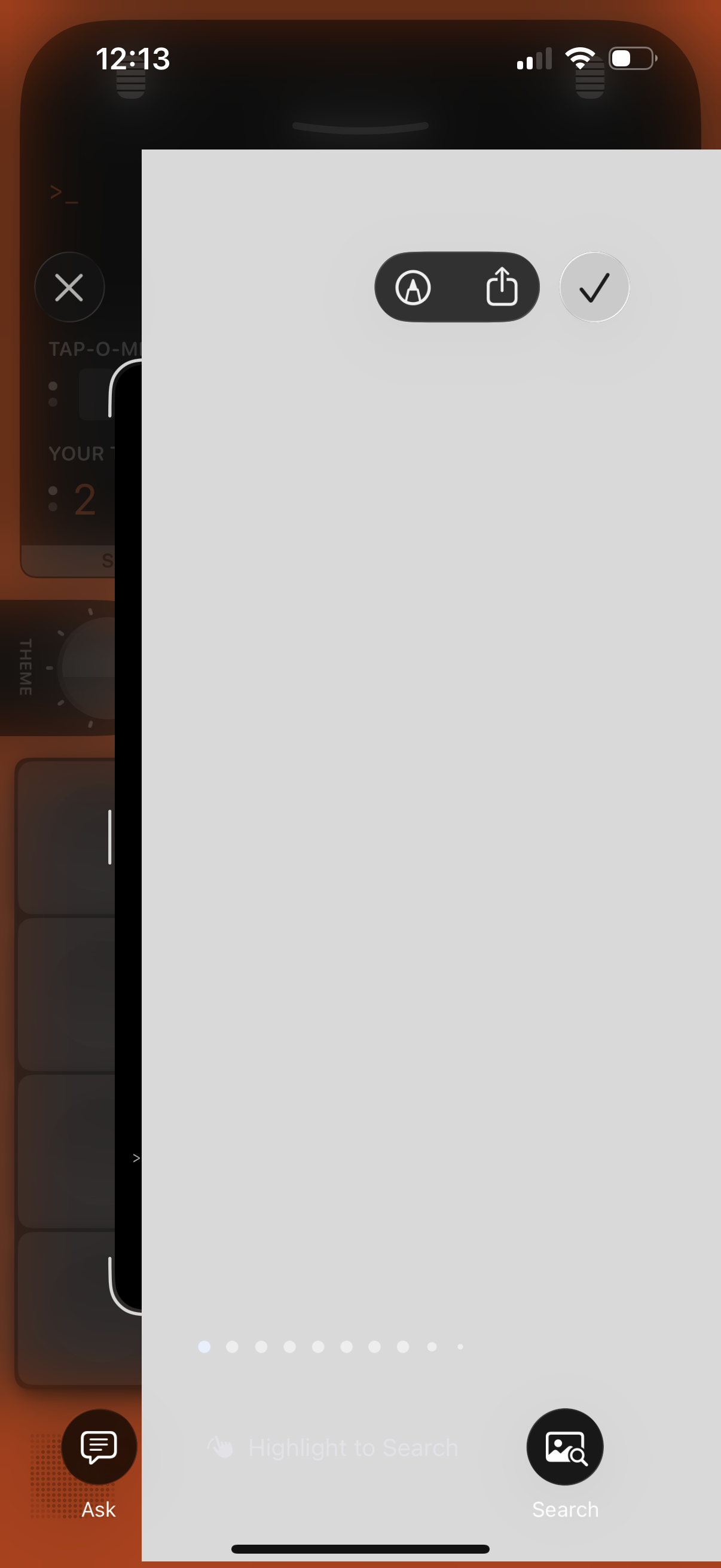 tapotron navigation screenshot